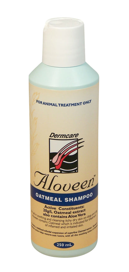 Aloveen Oatmeal Shampoo for Dogs & Cats – Moisturising Relief for Itchy Skin - 250ml - Cat N Dog Shop