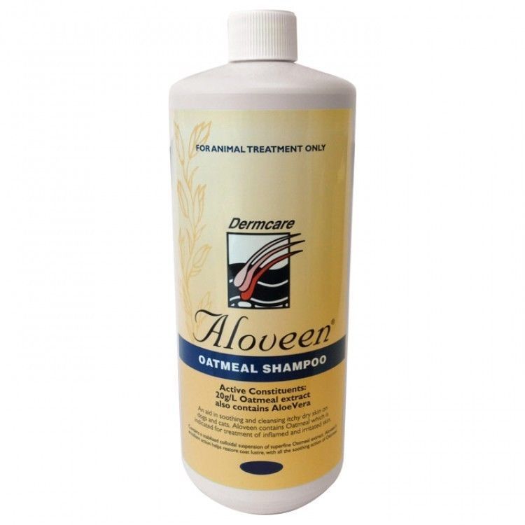 Aloveen Oatmeal Shampoo for Dogs & Cats – Moisturising Relief for Itchy Skin - 1L - Cat N Dog Shop