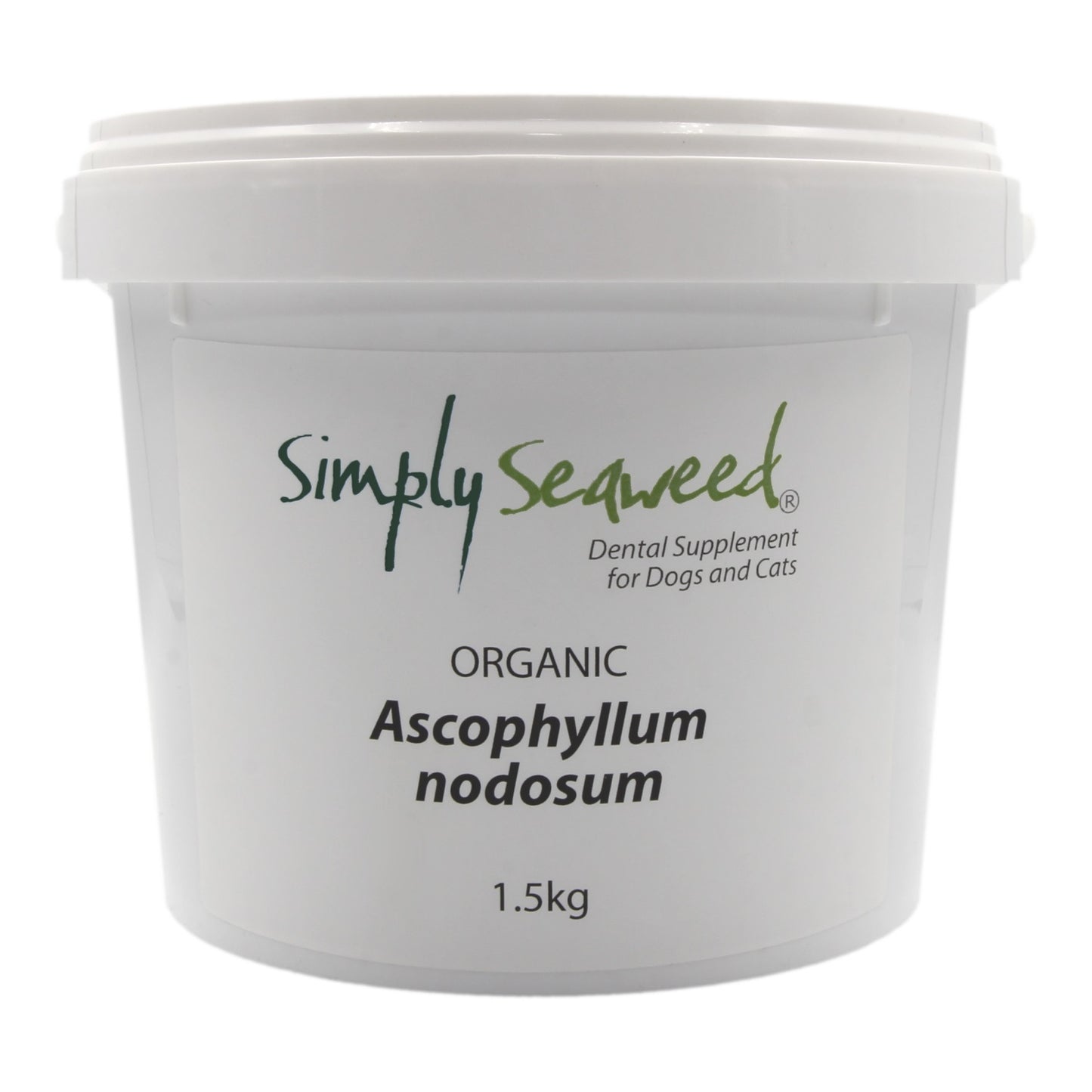 Simply Seaweed Dental Supplement for Dogs & Cats – 100% Organic Ascophyllum - 1.5 - Pet Supplement - Cat N Dog Shop