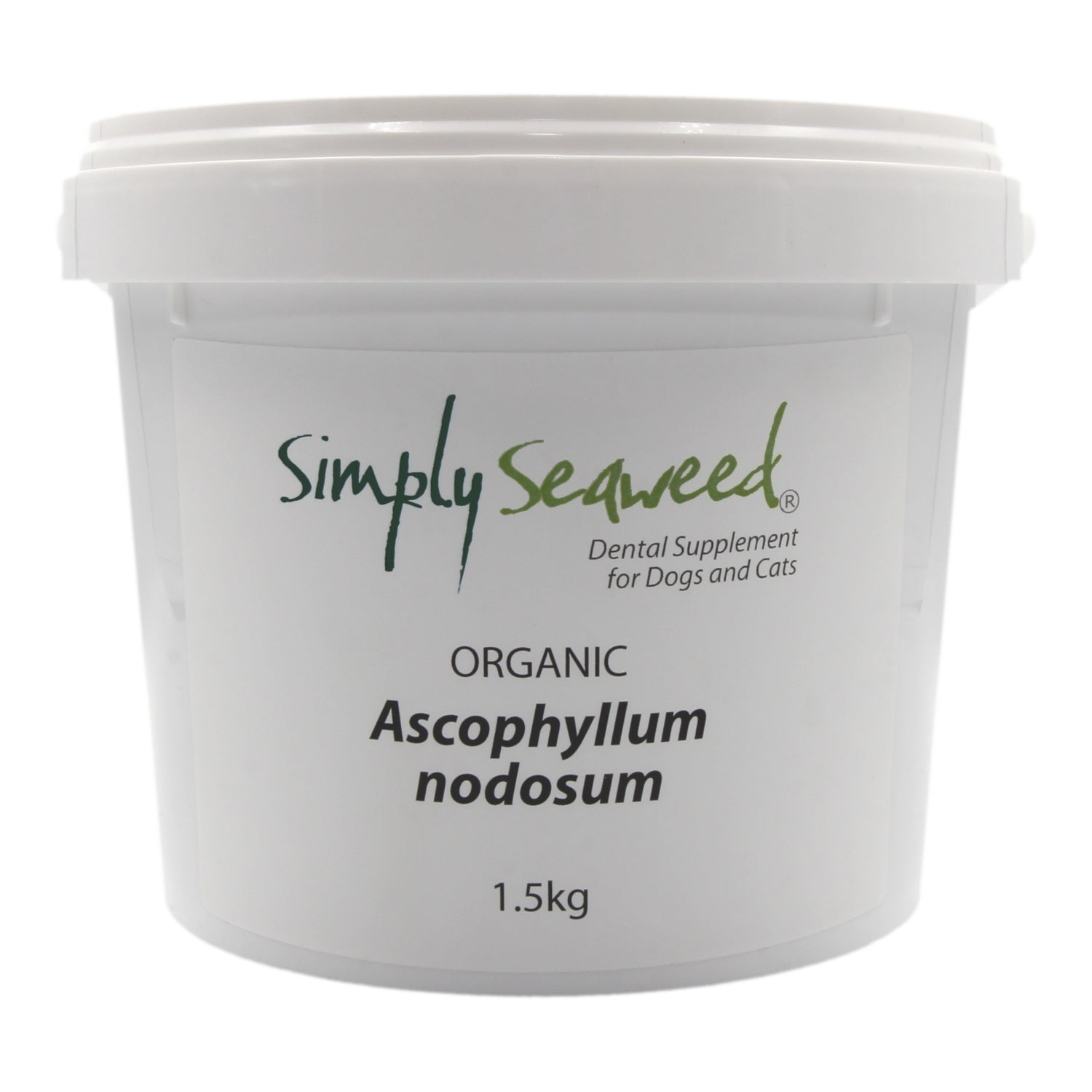 Simply Seaweed Dental Supplement for Dogs & Cats – 100% Organic Ascophyllum - 1.5 - Pet Supplement - Cat N Dog Shop