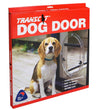 Transcat Large Clear Dog Door for Glass or Wood - 4 Way Lock NZ Made - Default Title - Pet Door - Cat N Dog Shop