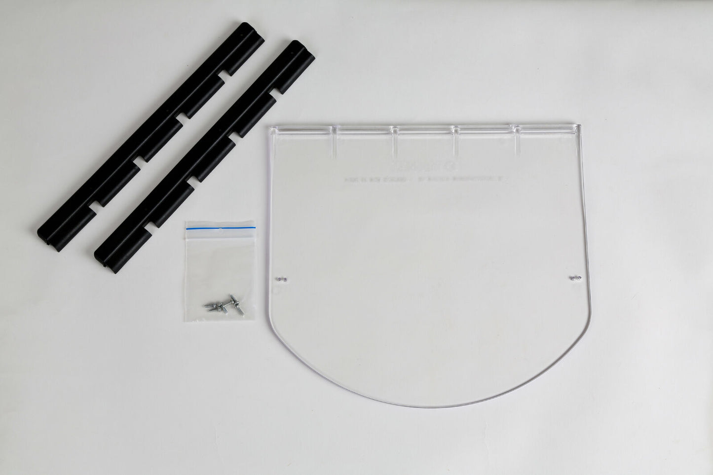 Transcat Large Clear Dog Door for Glass or Wood - 4 Way Lock NZ Made - Default Title - Pet Door - Cat N Dog Shop