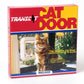 Transcat Cat Door White Pet Door for Glass/Wood 4-Way Lock NZ Made - Default Title - Pet Door - Cat N Dog Shop