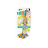 Puppy Chew Rope Toy - Dog Knotted Braided Rag Cotton Jersey Teething Play AFP - Default Title - Pet Care > Toys > Dog Toys - Cat N Dog Shop