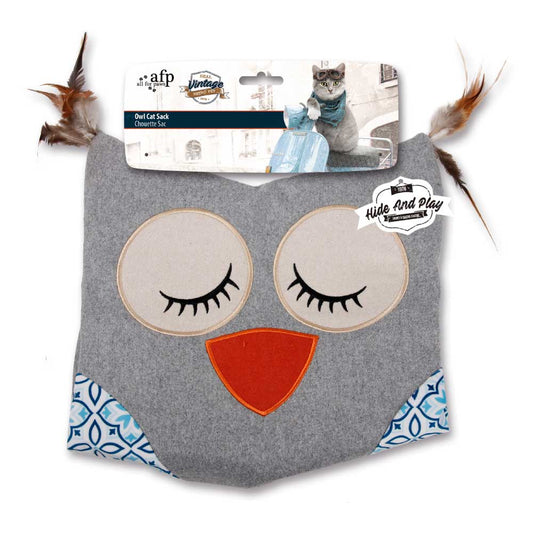 Vintage Cat Sack Crinkle Toys with Hide Play Bag for Playful Cats - Default Title - Pet Care > Toys > Cat Toys - Cat N Dog Shop