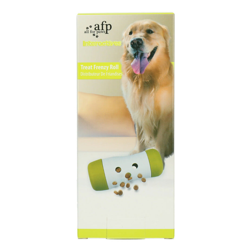 Dog Treat Frenzy Roll Interactive Feeder Toy for Engaged Pets