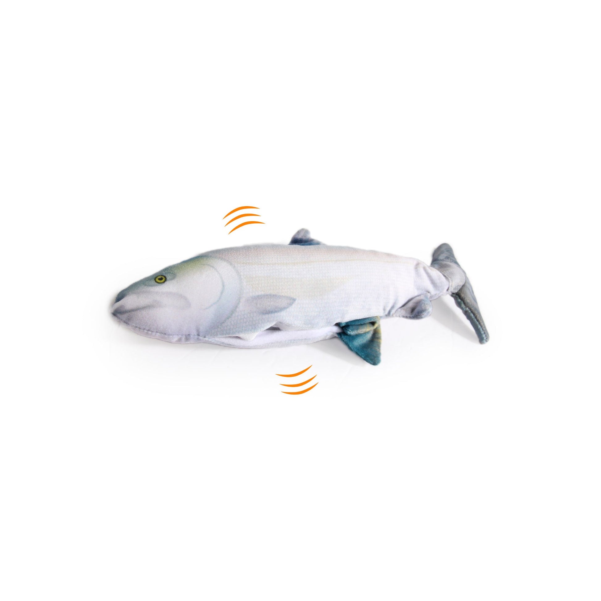 Jittering Sardine Cat Toy Flopping Dancing Fish + Catnip Silvervine Electric USB - Default Title - Pet Care > Toys > Cat Toys - Cat N Dog Shop