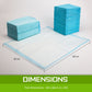 100pcs Pet Dog Cat Potty Training Toilet Mat Pads BLUE - Default Title - Pet Care > Dog Supplies > Dog Training Aids - Cat N Dog Shop