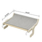 Wall-Mounted Cat Hammock Bed with Wooden Frame for Space-Saving Comfort - Default Title - Pet Care > Cat Supplies > Cat Furniture - Cat N Dog Shop