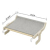 Wall-Mounted Cat Hammock Bed with Wooden Frame for Space-Saving Comfort - Default Title - Pet Care > Cat Supplies > Cat Furniture - Cat N Dog Shop