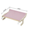 Wooden Frame Wall-Mounted Cat Hammock Bed for Space-Saving Comfort - Default Title - Pet Care > Cat Supplies > Cat Furniture - Cat N Dog Shop