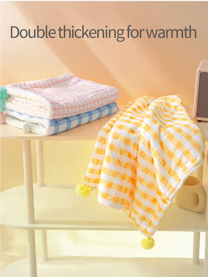 Multi-Use Pet Blanket -Soft Cushion, Blanket, and Pillow for Cats and Small Dogs, Yellow XL100*78CM - Default Title - Pet Care > Cat Supplies > Cat Furniture - Cat N Dog Shop