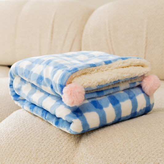 Multi-Use Pet Blanket -Soft Cushion, Blanket, and Pillow for Cats and Small Dogs, Blue XL100*78CM - Default Title - Pet Care > Cat Supplies > Cat Furniture - Cat N Dog Shop