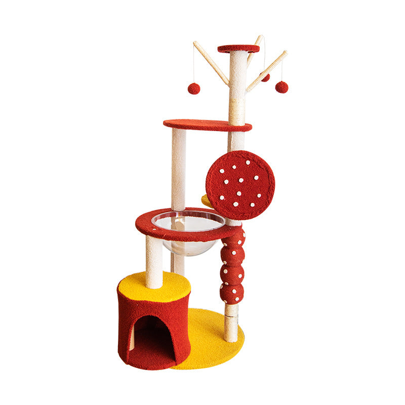 Candied Hawthorn Cat Tree with Multiple Platforms for Playful Cats - Default Title - Pet Care > Cat Supplies > Cat Furniture - Cat N Dog Shop