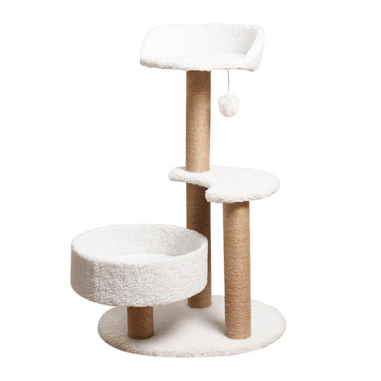 Stylish Cat Tree Tower with Scratching Posts for Feline Comfort - Default Title - Pet Care > Cat Supplies > Cat Furniture - Cat N Dog Shop
