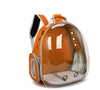 Orange Pet Carrier Backpack with Transparent Window for Travel with Pets - Default Title - Pet Care > Cat Supplies > Cat Carriers & Crates - Cat N Dog Shop