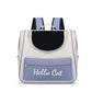 Blue Transparent Pet Carrier Backpack for Cats and Small Dogs - Default Title - Pet Care > Cat Supplies > Cat Carriers & Crates - Cat N Dog Shop