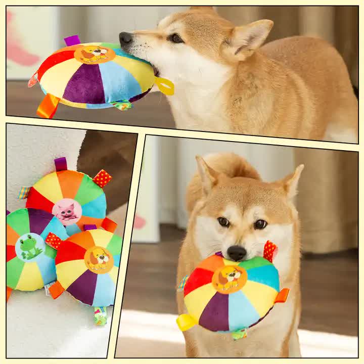 Plush Dog Chew Toy with Sound for Interactive Play and Dental Care - Default Title - Pet Care > Toys > Dog Toys - Cat N Dog Shop