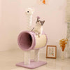 Purple Llama Cat Tree with Tunnel for Playful Cats and Fun - Default Title - Pet Care > Cat Supplies > Cat Scratchers - Cat N Dog Shop