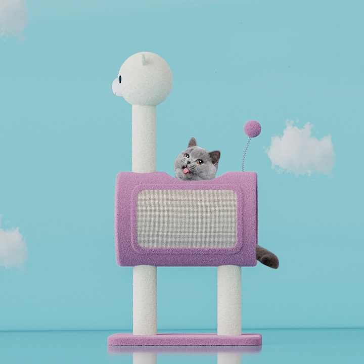 Green Dinosaur-Theme Cat Tree with Tunnel for Playful Cats - Default Title - Pet Care > Cat Supplies > Cat Scratchers - Cat N Dog Shop