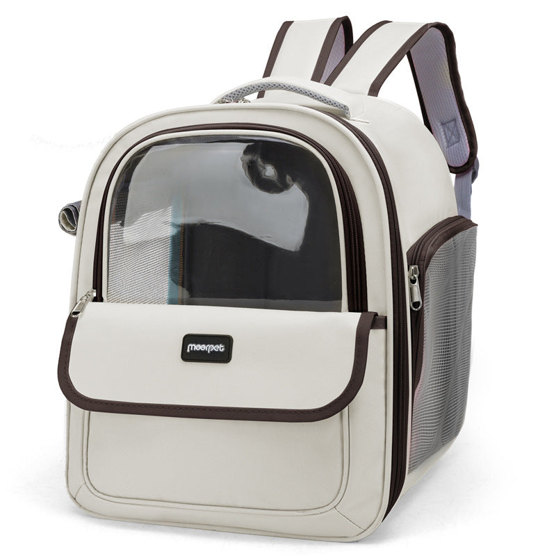 Coffee Pet Carrier Backpack - Space Capsule Design for Cats & Small Dogs - Default Title - Pet Care > Cat Supplies > Cat Carriers & Crates - Cat N Dog Shop