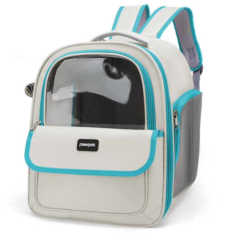Green Pet Carrier Backpack - Space Capsule Design for Cats & Small Dogs - Default Title - Pet Care > Cat Supplies > Cat Carriers & Crates - Cat N Dog Shop