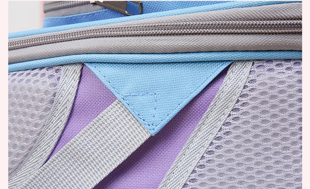 Blue And Purple Portable Pet Carrier Backpack - Spacious, Breathable, and Travel-Friendly for Cats and Small Dogs - Default Title - Pet Care > Cat Supplies > Cat Carriers & Crates - Cat N Dog Shop
