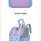 Blue And Purple Portable Pet Carrier Backpack - Spacious, Breathable, and Travel-Friendly for Cats and Small Dogs - Default Title - Pet Care > Cat Supplies > Cat Carriers & Crates - Cat N Dog Shop