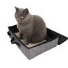 Gray Portable Foldable Cat Litter Box with Waterproof Design for Traveling Cats - Default Title - Pet Care > Cat Supplies > Cat Furniture - Cat N Dog Shop