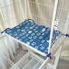 Cozy Tie-On Cat Cage Platform Pad with Blue Cat Pattern for Feline Comfort - Default Title - Pet Care > Cat Supplies > Cat Furniture - Cat N Dog Shop