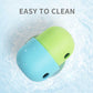 2 Pcs Green And Blue Interactive Pet Treat Dispensing Ball - Food-Grade Silicone Rolling Toy for Dogs with 1.5 cm Leakage Hole - Default Title - Pet Care > Toys > Dog Toys - Cat N Dog Shop