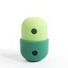 2 Pcs Light Green And Green Interactive Pet Treat Dispensing Ball - Food-Grade Silicone Rolling Toy for Dogs with 1.5 cm Leakage Hole - Default Title - Pet Care > Toys > Dog Toys - Cat N Dog Shop