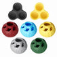 Green Ball and Yellow Mold Silicone Dog Chew Toy for Teeth Cleaning - Default Title - Pet Care > Toys > Dog Toys - Cat N Dog Shop