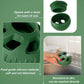 Green Ball and Yellow Mold Silicone Dog Chew Toy for Teeth Cleaning - Default Title - Pet Care > Toys > Dog Toys - Cat N Dog Shop