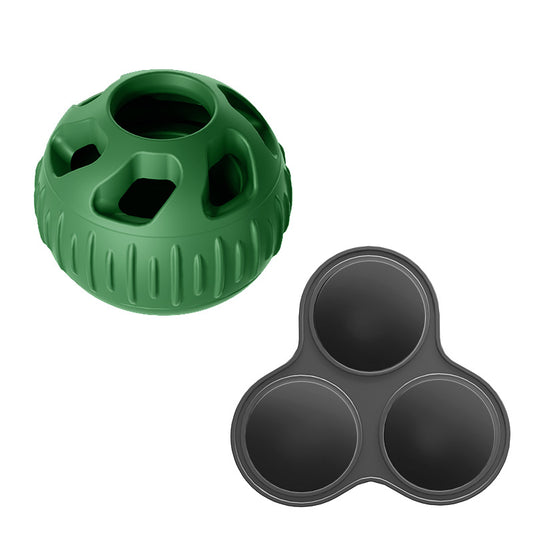 Green Silicone Dog Chew Toy for Teeth Cleaning and Boredom Relief - Default Title - Pet Care > Toys > Dog Toys - Cat N Dog Shop