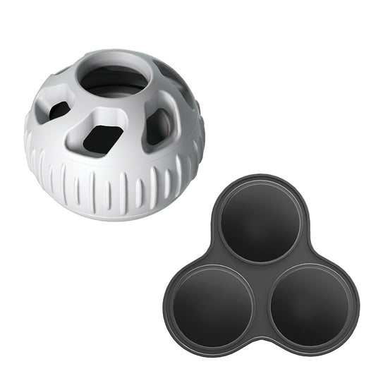 Grey Silicone Dog Chew Toy for Teeth Cleaning and Boredom Relief - Default Title - Pet Care > Toys > Dog Toys - Cat N Dog Shop