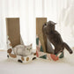 Printed Cat Scratching Post and Lounge for Happy Felines - Default Title - Pet Care > Cat Supplies > Cat Scratchers - Cat N Dog Shop