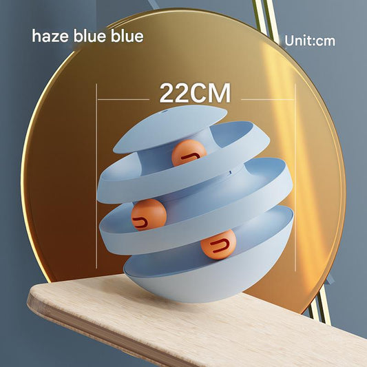 Blue Interactive Cat Scratching Ball Toy for Active Feline Fun - Default Title - Pet Care > Cat Supplies > Cat Furniture - Cat N Dog Shop