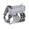 Gray Tactical Dog Training Harness - Adjustable Vest for Training and Walking - M - Default Title - Pet Care > Dog Supplies > Dog Collars, Leads & Harnesses - Cat N Dog Shop