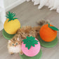 Yellow Pineapple Cat Scratcher Ball with Stable Base for Playful Cats - Default Title - Pet Care > Cat Supplies > Cat Scratching Posts - Cat N Dog Shop