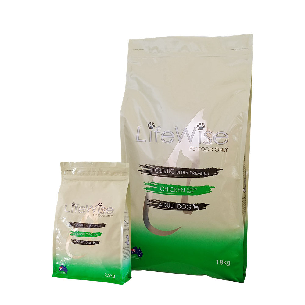 LifeWise Australia Grain Free Dry Dog Food Chicken With Turkey And Vegetables 18kg - 18kg - Dry Dog Food - Cat N Dog Shop